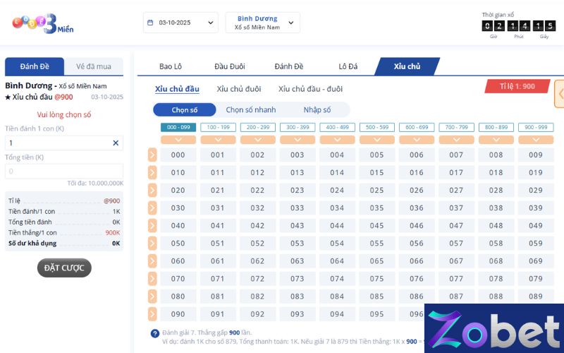 Giải mã luật chơi xổ số 3 miền độc đáo